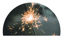 Special occassion sparklers and candle fireworks